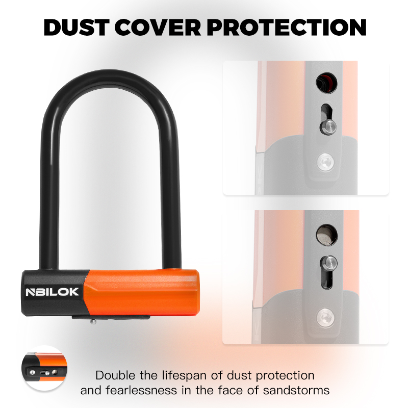 ART2 Certified Heavy Duty Hydraulic Cutter Resistant Bike U Lock for E-Bikes