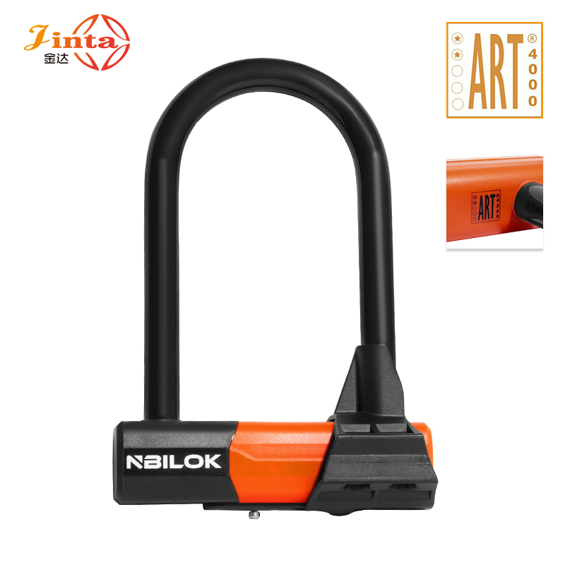 ART2 Certified Heavy Duty Hydraulic Cutter Resistant Bike U Lock for E-Bikes