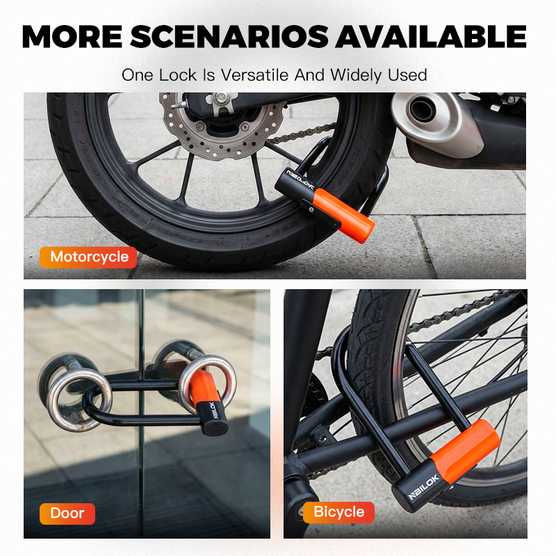 ART2 Certified Heavy Duty Hydraulic Cutter Resistant Bike U Lock for E-Bikes