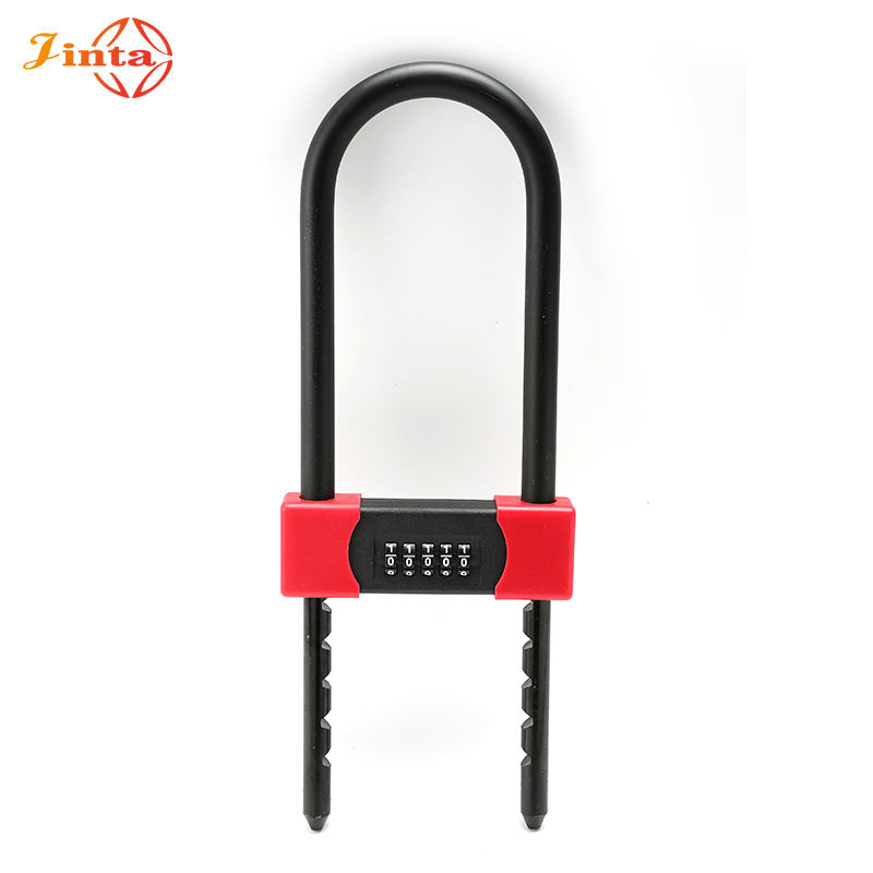 Jinta Factory Supply 5‑Digit Combination U‑Lock Anti‑Theft Security Lock for Bicycle Motorcycle E‑Scooter